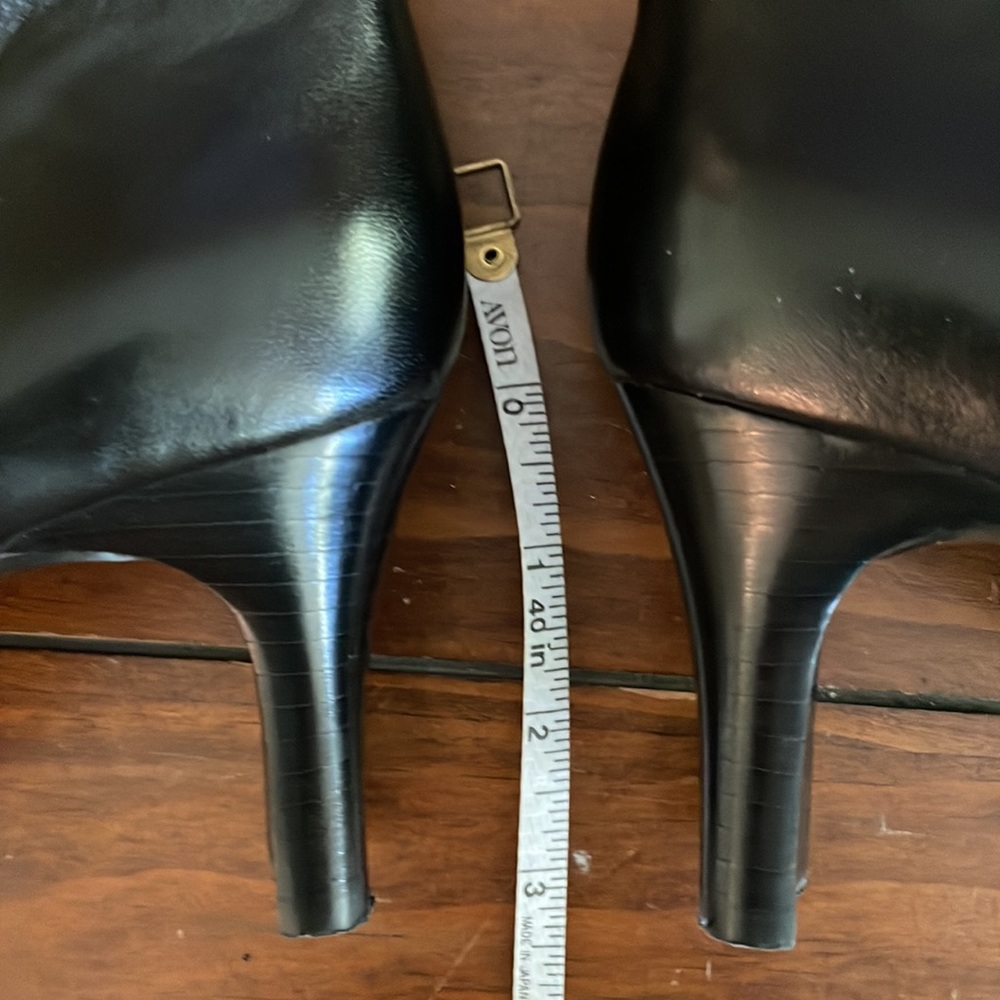 Rinaldi black leather ankle boots (sz 8 1/2) - Picture 5 of 9